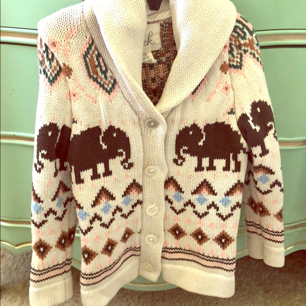 Peek Shawl Collar Cartigan